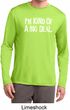 I'm Kind Of A Big Deal White Print Mens Dry Wicking Long Sleeve Shirt