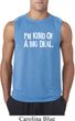 I'm Kind Of A Big Deal White Print Mens Sleeveless Shirt