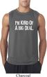 I'm Kind Of A Big Deal White Print Mens Sleeveless Shirt