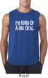 I'm Kind Of A Big Deal White Print Mens Sleeveless Shirt