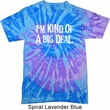I'm Kind Of A Big Deal White Print Tie Dye Shirt