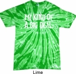 I'm Kind Of A Big Deal White Print Twist Tie Dye Shirt