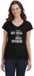 I'm Not Anti Social I am Social Distancing Ladies Fit V-Neck T-Shirt