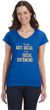 I'm Not Anti Social I am Social Distancing Ladies Fit V-Neck T-Shirt