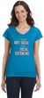 I'm Not Anti Social I am Social Distancing Ladies Fit V-Neck T-Shirt