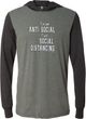 I'm Not Anti Social I am Social Distancing Lightweight Hoodie T-Shirt