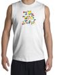 I'm With Stupid Shooter Shirt - Funny Two Ways White Muscle Shirt