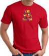 I'm With Stupid T-Shirt - Funny Two Ways Adult Red Tee Shirt