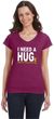 I Need A Huge Amount Of Social Distancing Ladies Fit V-Neck T-Shirt
