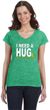 I Need A Huge Amount Of Social Distancing Ladies Fit V-Neck T-Shirt
