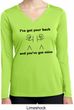I've Got Your Back Ladies Dry Wicking Long Sleeve Shirt
