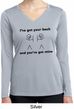 I've Got Your Back Ladies Dry Wicking Long Sleeve Shirt