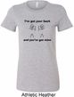 I've Got Your Back Ladies Longer Length Shirt