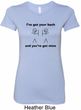I've Got Your Back Ladies Longer Length Shirt