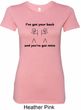 I've Got Your Back Ladies Longer Length Shirt
