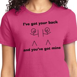 I've Got Your Back Ladies Shirts