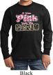 I Wear Pink Under My Camo Kids Long Sleeve Shirt