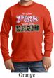 I Wear Pink Under My Camo Kids Long Sleeve Shirt