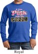 I Wear Pink Under My Camo Kids Long Sleeve Shirt