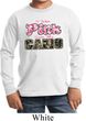I Wear Pink Under My Camo Kids Long Sleeve Shirt