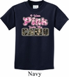 I Wear Pink Under My Camo Kids Shirt