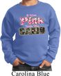 I Wear Pink Under My Camo Kids Sweat Shirt