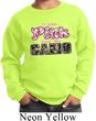 I Wear Pink Under My Camo Kids Sweat Shirt