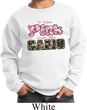 I Wear Pink Under My Camo Kids Sweat Shirt