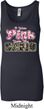 I Wear Pink Under My Camo Ladies Longer Length Tank Top