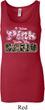 I Wear Pink Under My Camo Ladies Longer Length Tank Top