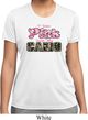 I Wear Pink Under My Camo Ladies Moisture Wicking Shirt