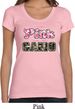 I Wear Pink Under My Camo Ladies Scoop Neck Shirt