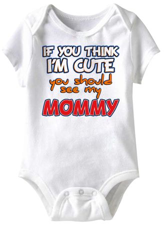 If You Think Funny Baby Romper White Infant Babies Creeper