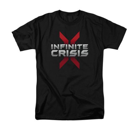 Infinite Crisis Shirt Logo Black T-Shirt