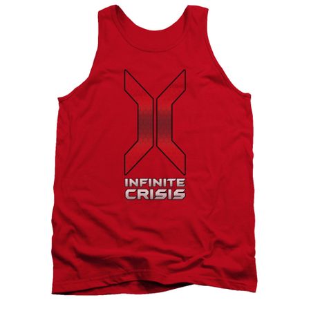 Infinite Crisis Shirt Tank Top Title Red Tanktop