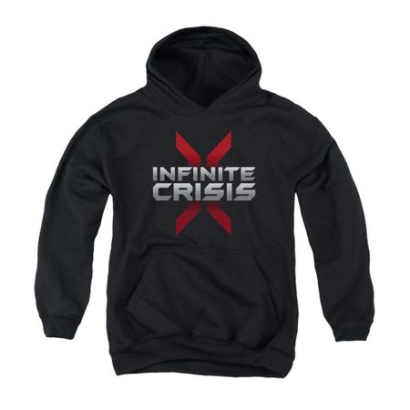 Infinite Crisis Youth Hoodie Logo Black Kids Hoody