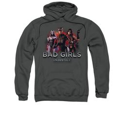 Injustice Gods Among Us Hoodie Bad Girls Charcoal Sweatshirt Hoody