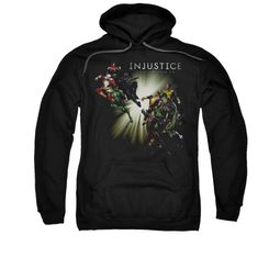 Injustice Gods Among Us Hoodie Good VS Evil Black Sweatshirt Hoody