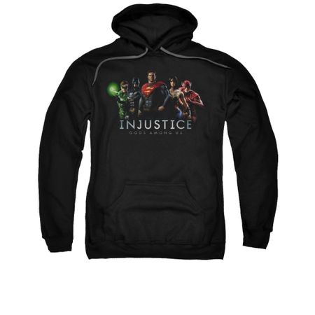 Injustice Gods Among Us Hoodie League Black Sweatshirt Hoody