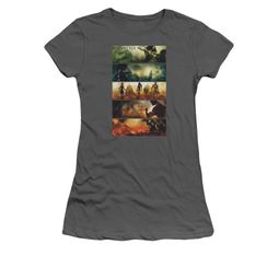 Injustice Gods Among Us Shirt Juniors Panels Charcoal T-Shirt