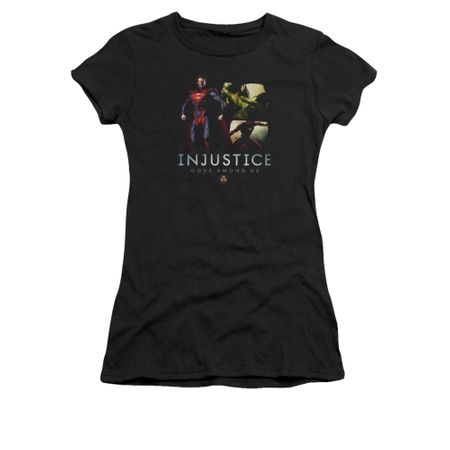 Injustice Gods Among Us Shirt Juniors Supermans Revenge Black T-Shirt