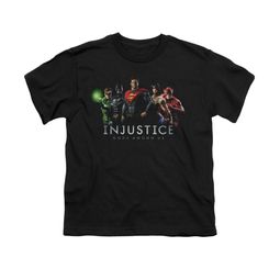 Injustice Gods Among Us Shirt Kids League Black T-Shirt