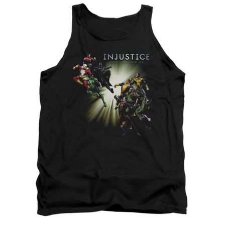 Injustice Gods Among Us Shirt Tank Top Good VS Evil Black Tanktop