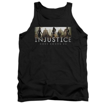 Injustice Gods Among Us Shirt Tank Top Logo Black Tanktop