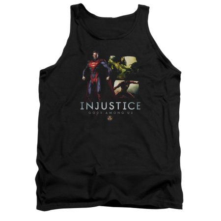 Injustice Gods Among Us Shirt Tank Top Supermans Revenge Black Tanktop