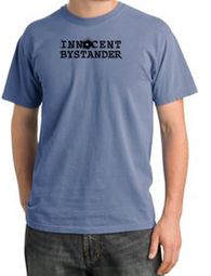 INNOCENT BYSTANDER BLACK Funny Adult Pigment Dyed T-Shirt - Night Blue INNOCENT BYSTANDER BLACK Funny Adult Pigment Dyed T-Shirt - Night Blue