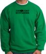 INNOCENT BYSTANDER BLACK Funny Adult Sweatshirt - Kelly Green