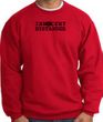 INNOCENT BYSTANDER BLACK Funny Adult Sweatshirt - Red