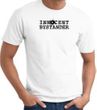 INNOCENT BYSTANDER BLACK Funny Adult T-shirt - White