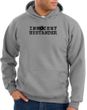 Innocent Bystander Hoodie Black Print Hoody Athletic Heather